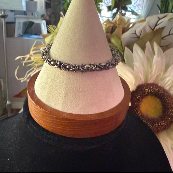 Taxco Mexico 925 Sterling Silver Bracelet - Picture 6 of 8